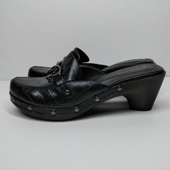 BareTraps Carmen Studded Heeled Mules Black size 8.5 - Picture 7 of 9